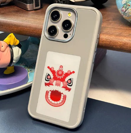 E-Ink Screen Smart NFC Mobile iPhone Case | Dynamic Rear Photo Projection