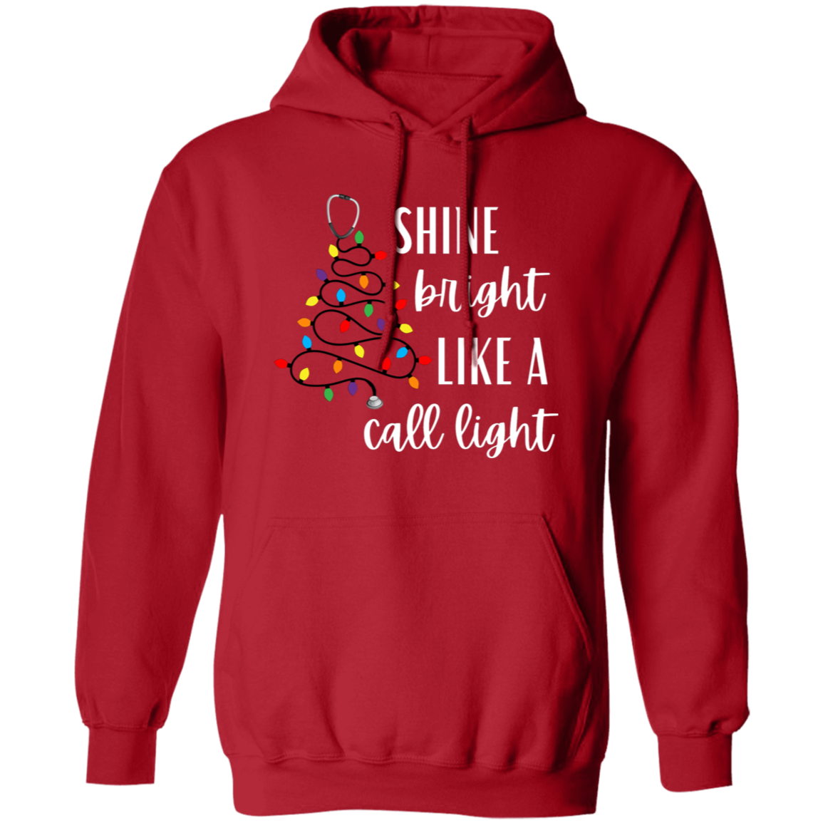 Shine Bright Like a Call Light Tree | Black or White Text