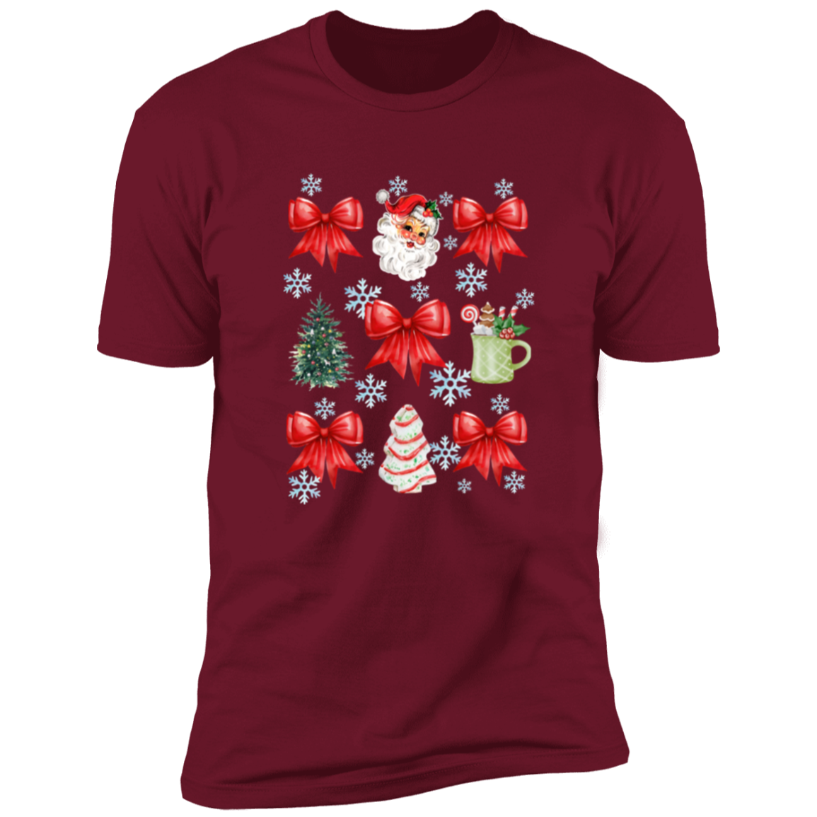 Christmas Bow Coquet | SS Tshirt