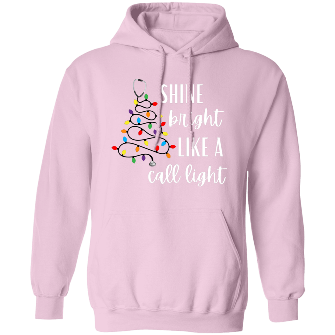 Shine Bright Like a Call Light Tree | Black or White Text