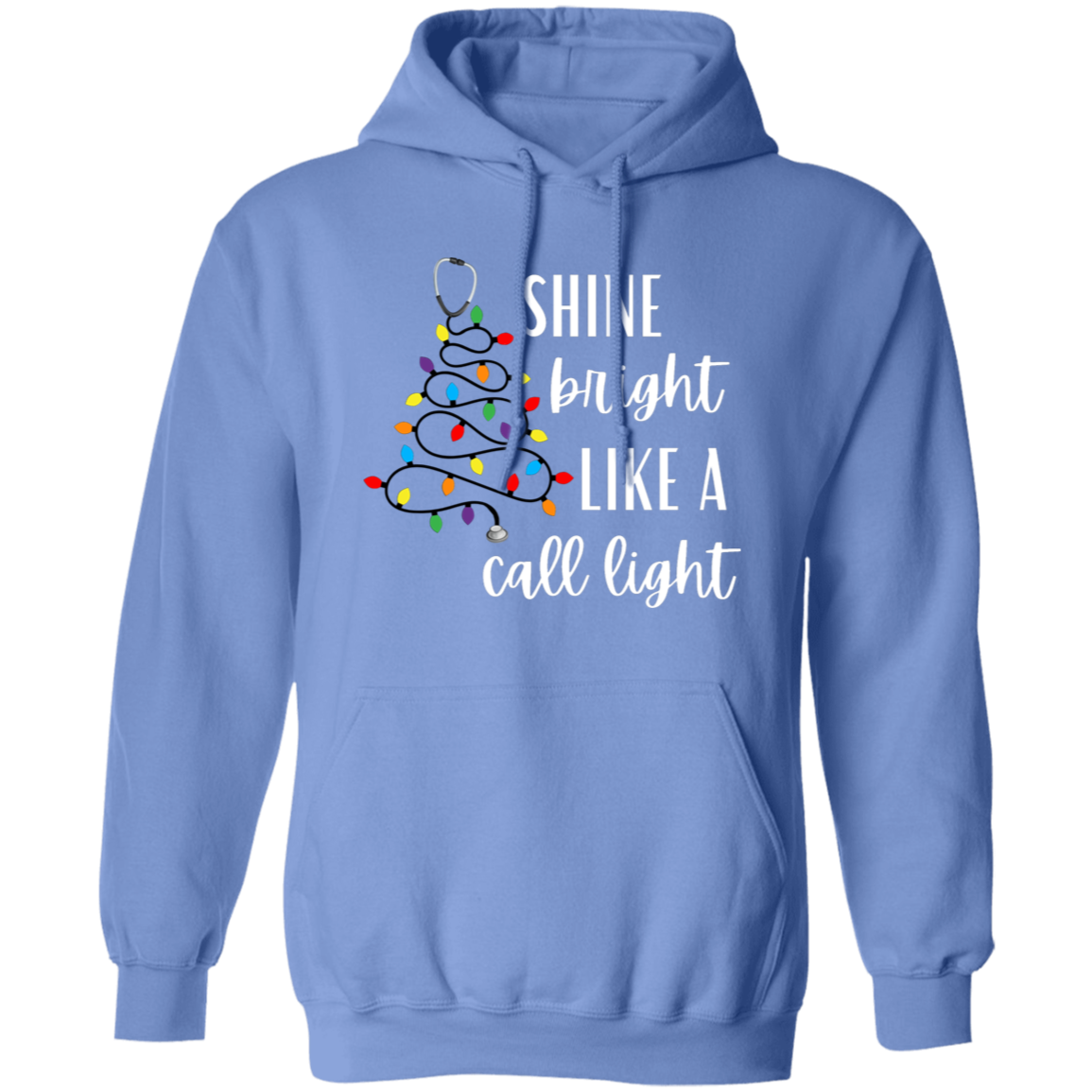 Shine Bright Like a Call Light Tree | Black or White Text
