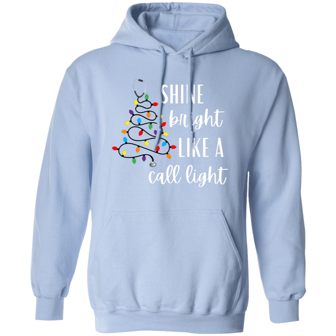 Shine Bright Like a Call Light Tree | Black or White Text