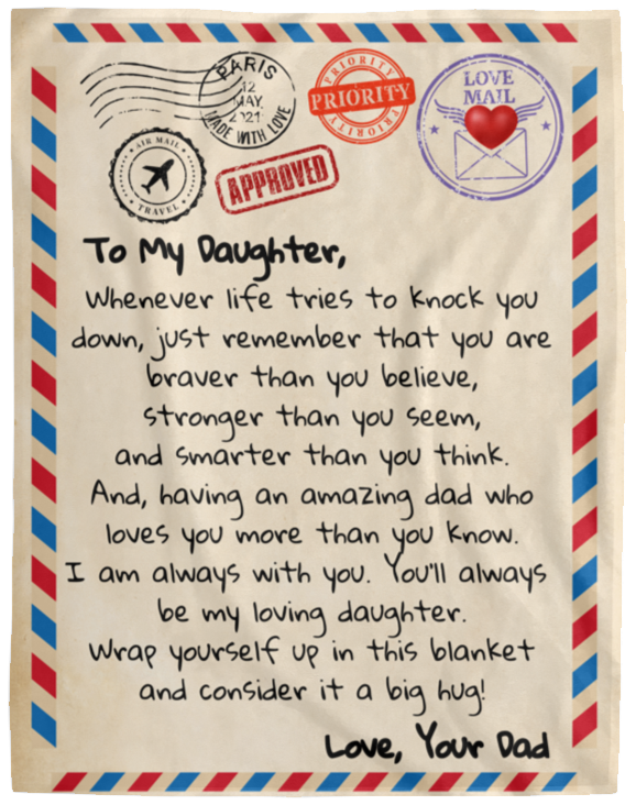 To My Daughter Love Letter | Love Dad