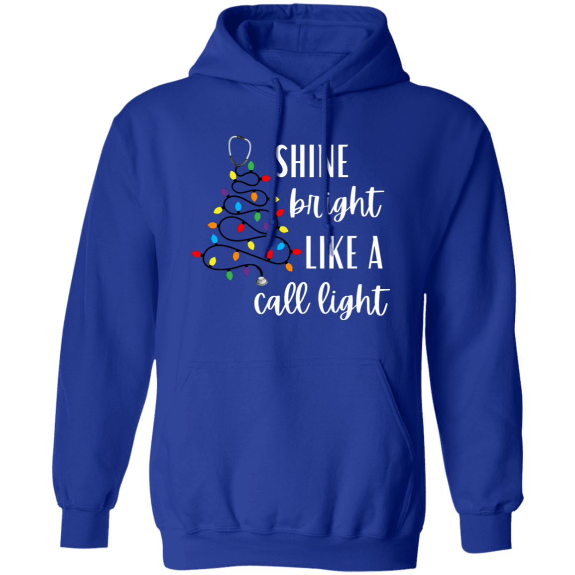 Shine Bright Like a Call Light Tree | Black or White Text