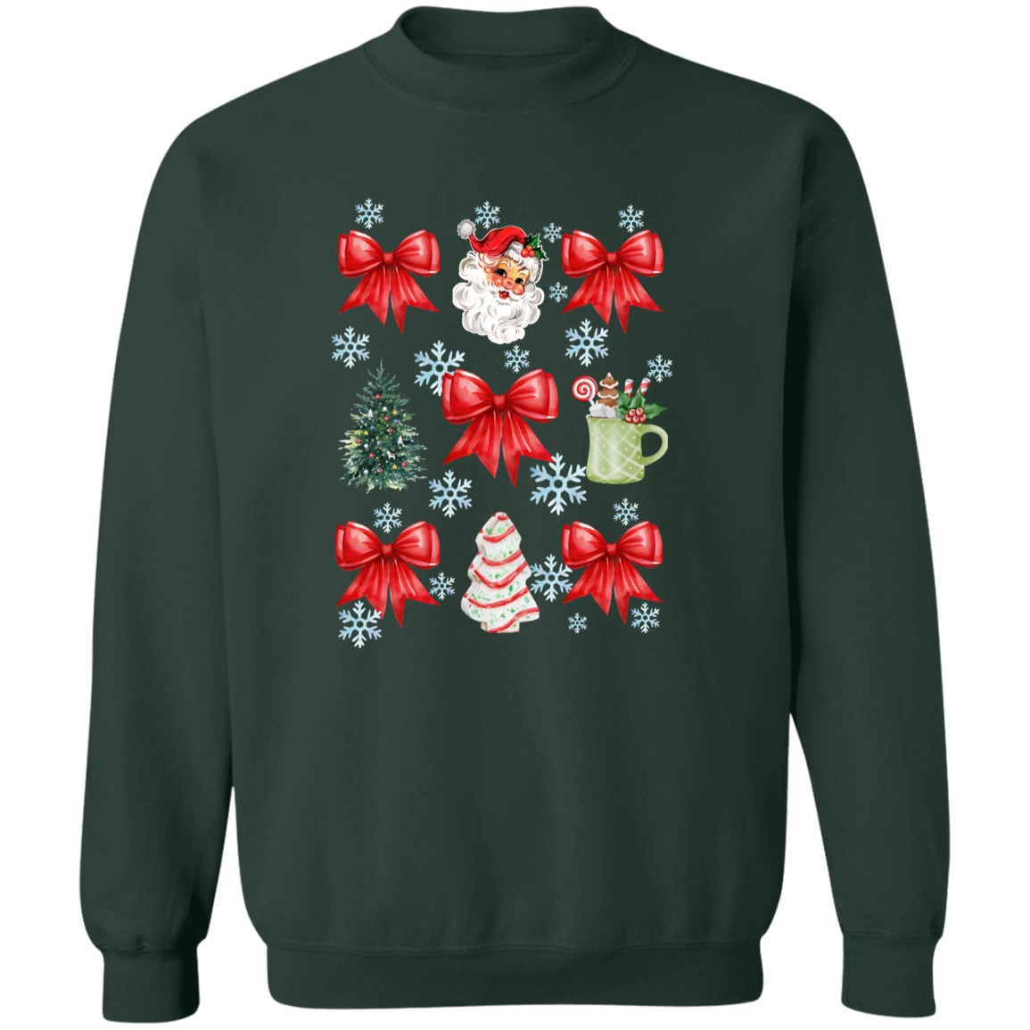 Christmas Bow Coquet | Sweatshirt