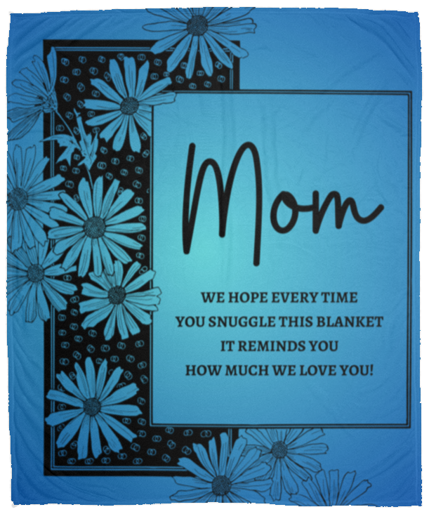 Mom Flower Blanket | Holiday Gift