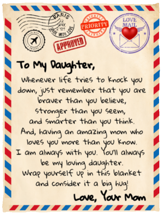 To My Daughter Love Letter | Love Mom