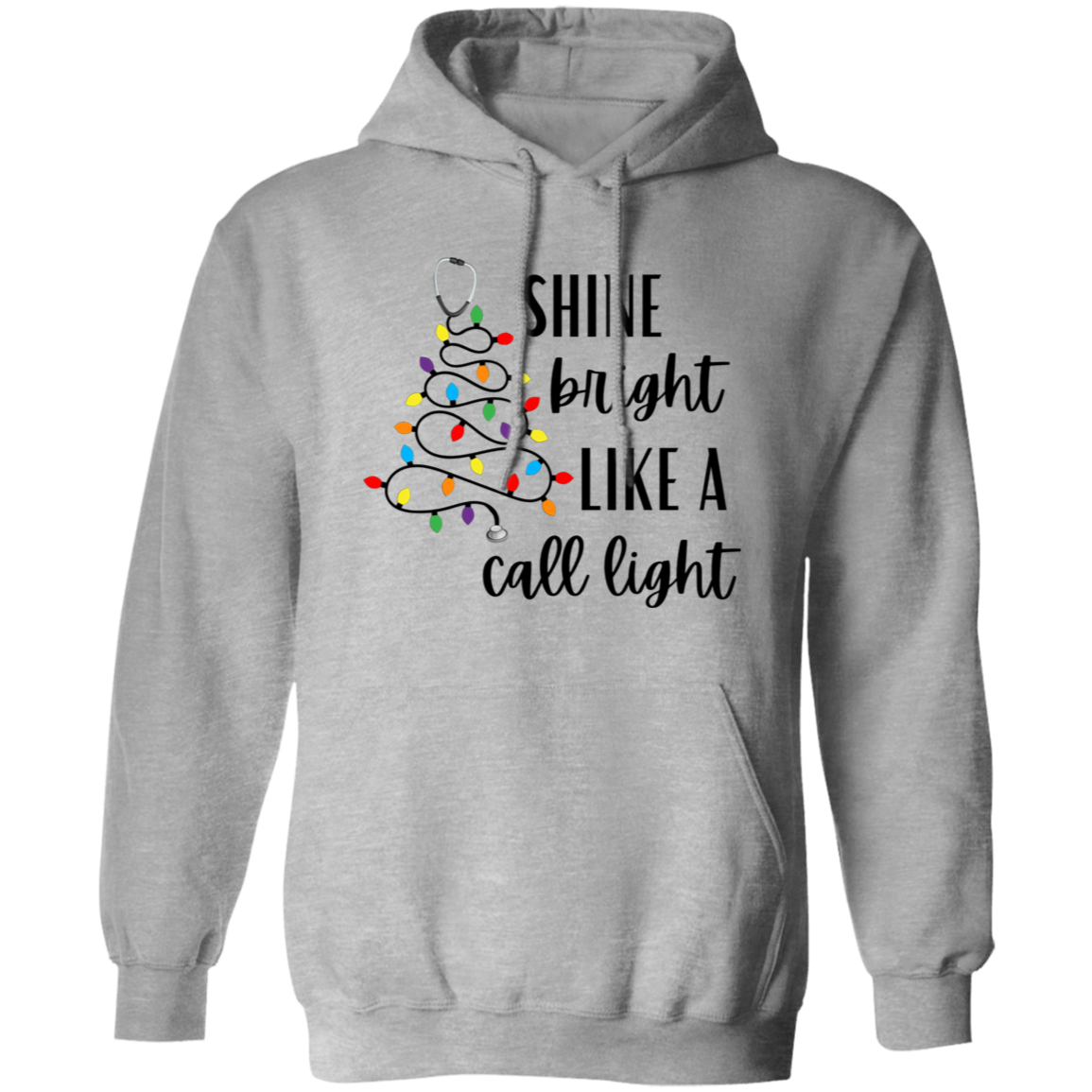 Shine Bright Like a Call Light Tree | Black or White Text