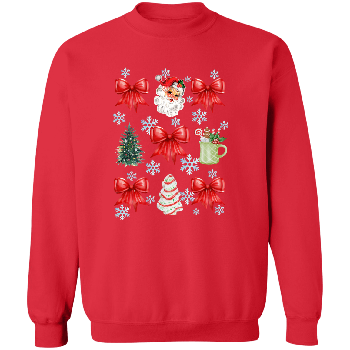 Christmas Bow Coquet | Sweatshirt