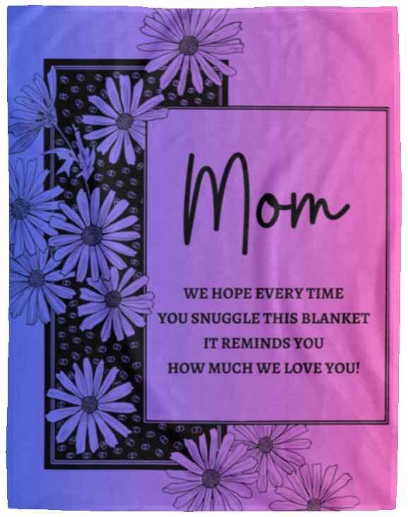 Mom Flower Blanket | Holiday Gift