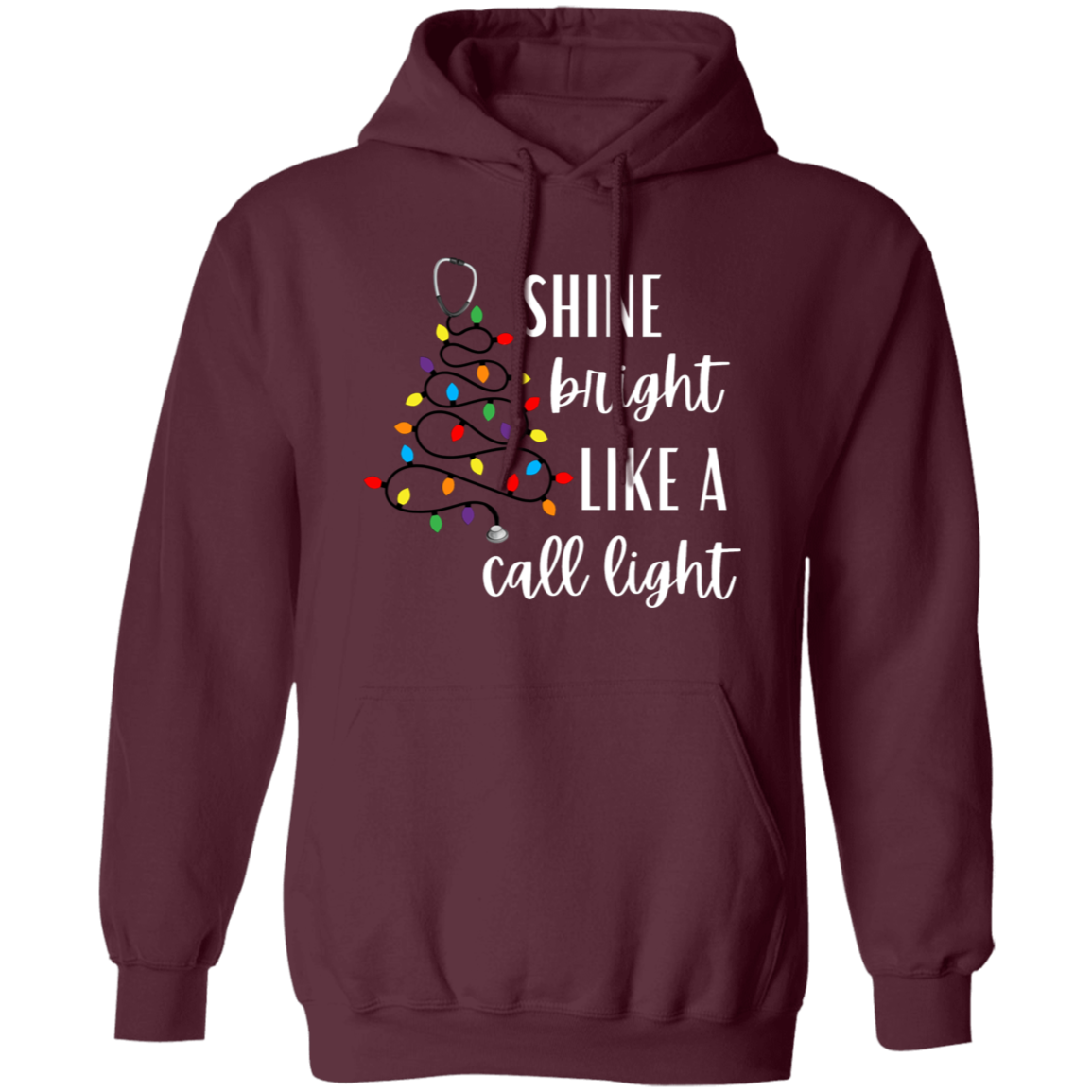 Shine Bright Like a Call Light Tree | Black or White Text