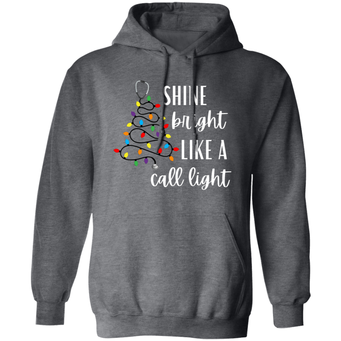 Shine Bright Like a Call Light Tree | Black or White Text