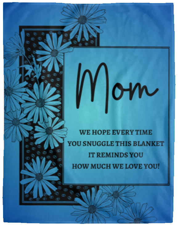 Mom Flower Blanket | Holiday Gift