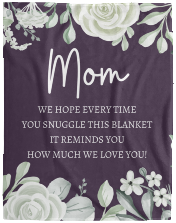 Mom Flower Blanket | Holiday Gift