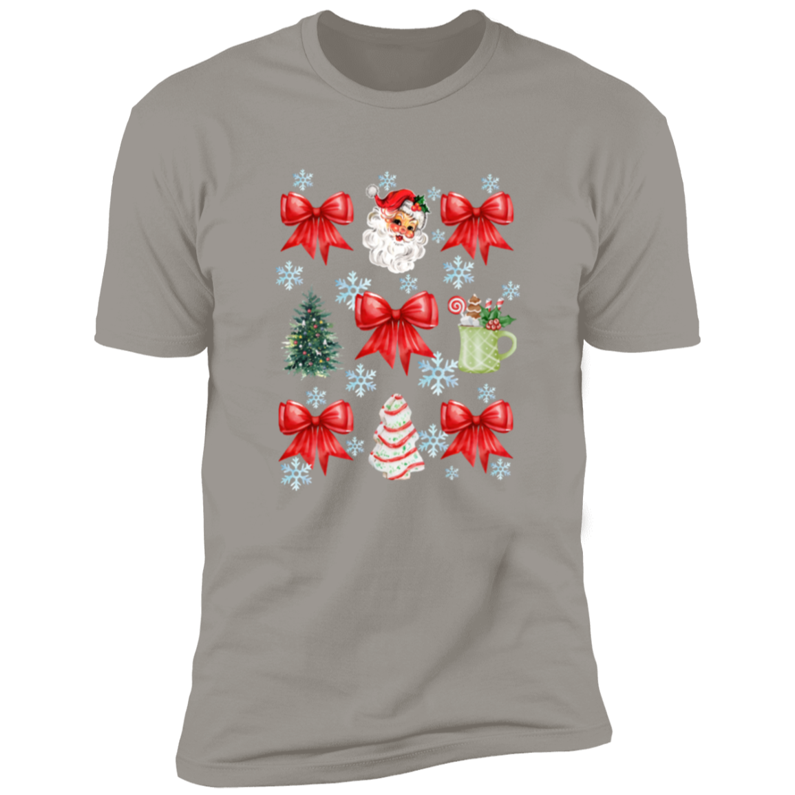 Christmas Bow Coquet | SS Tshirt