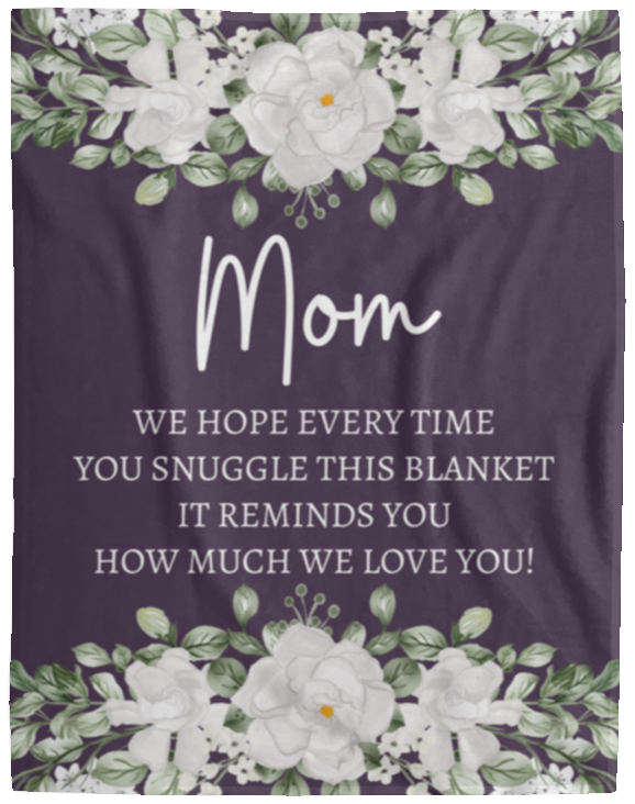 Mom Flower Blanket | Holiday Gift