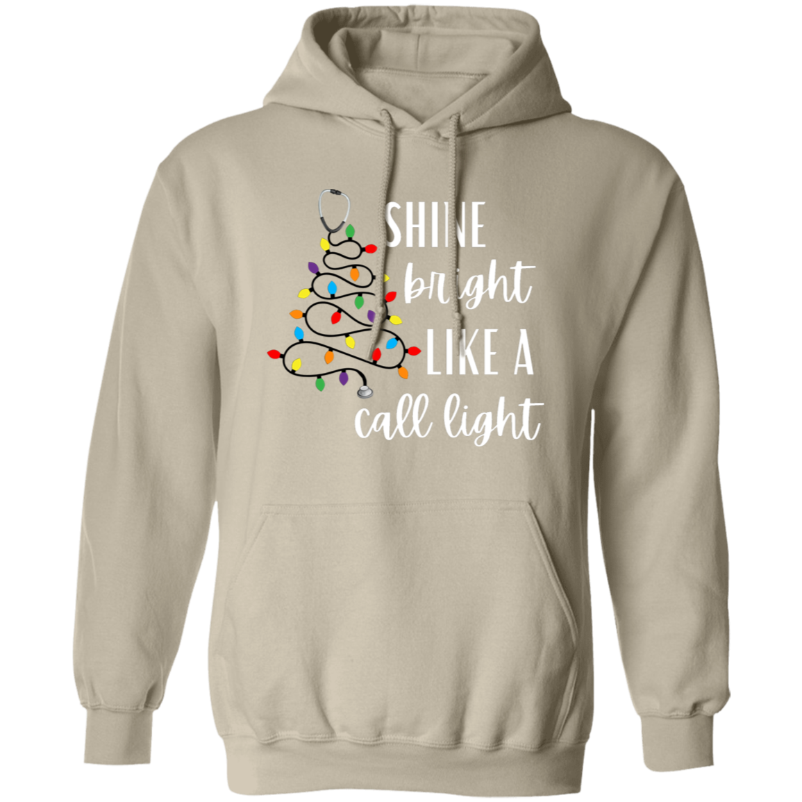 Shine Bright Like a Call Light Tree | Black or White Text
