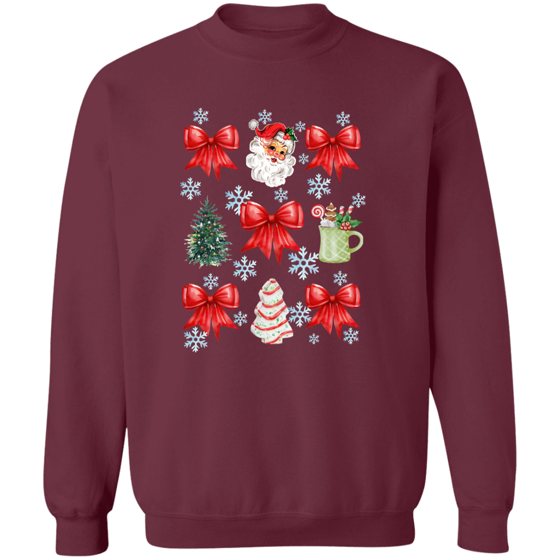 Christmas Bow Coquet | Sweatshirt