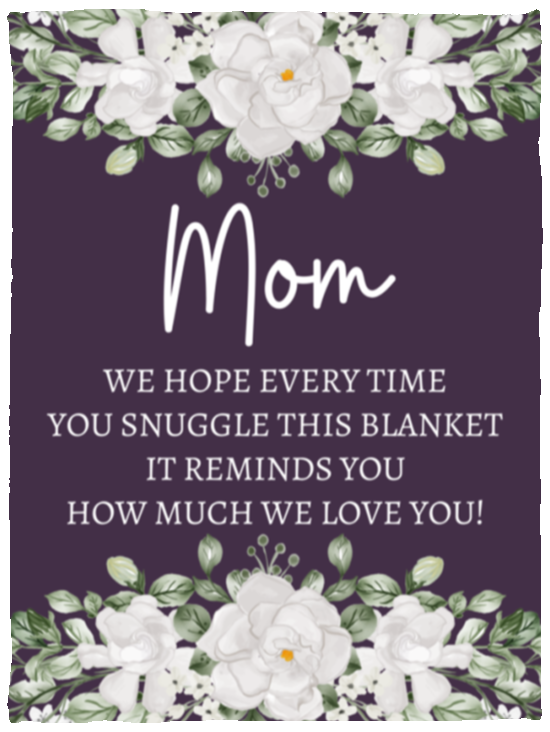 Mom Flower Blanket | Holiday Gift