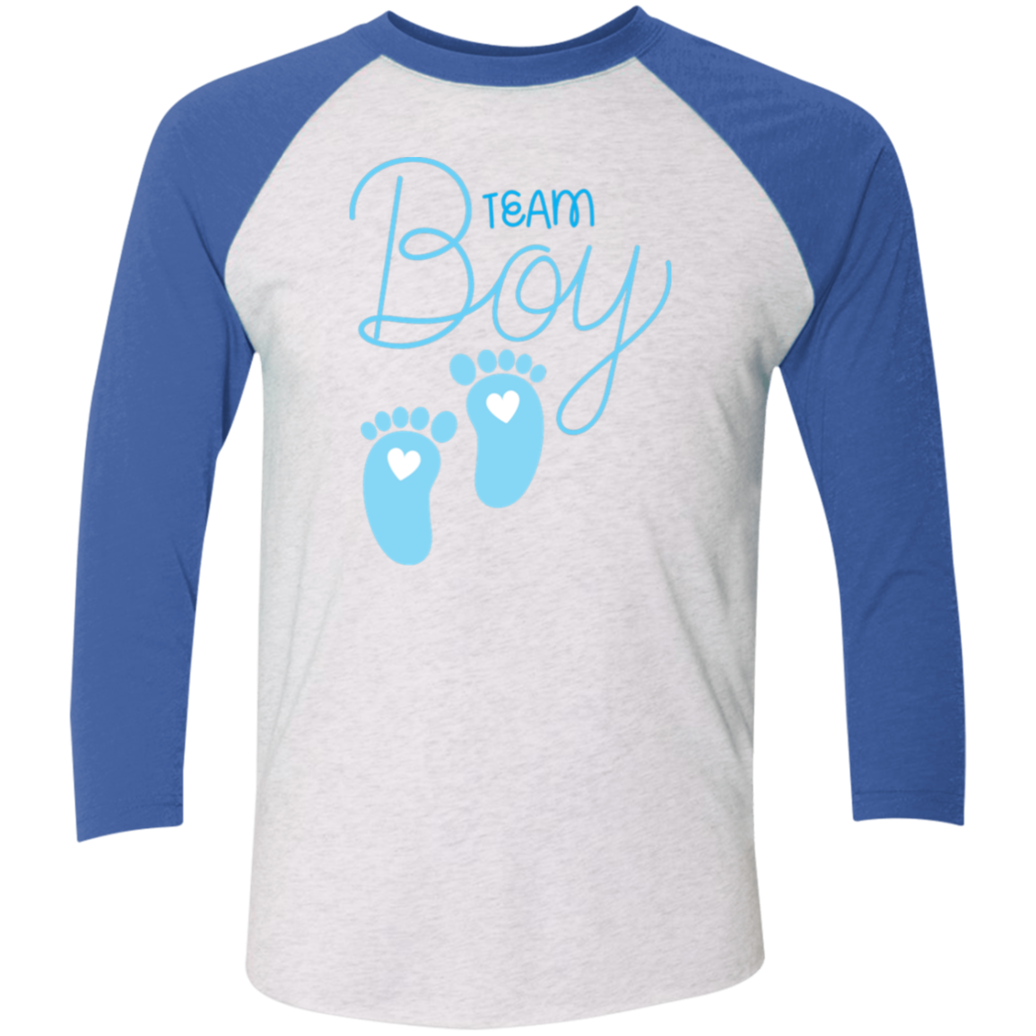 Team Boy | 3/4 Sleeve Tshirt | Vintage Roy or Pink