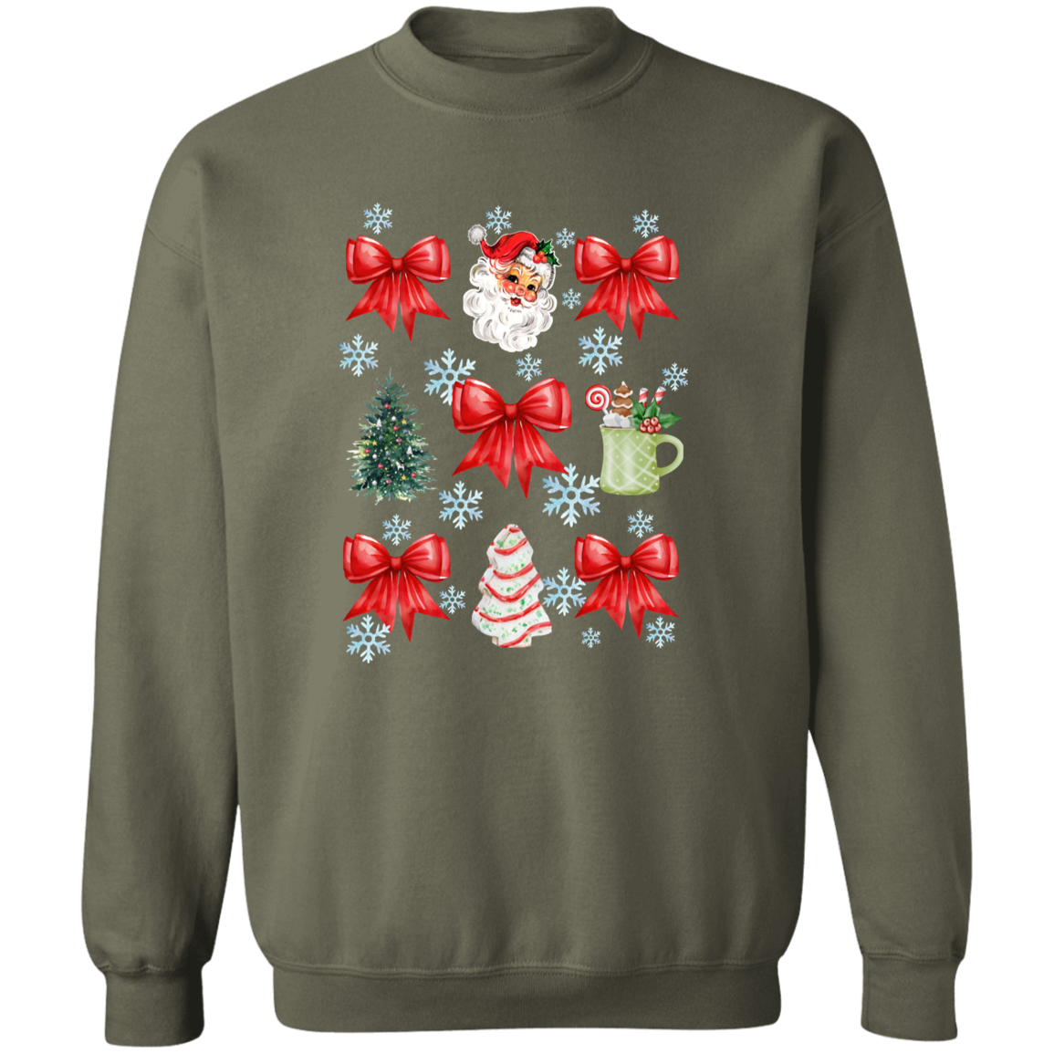 Christmas Bow Coquet | Sweatshirt