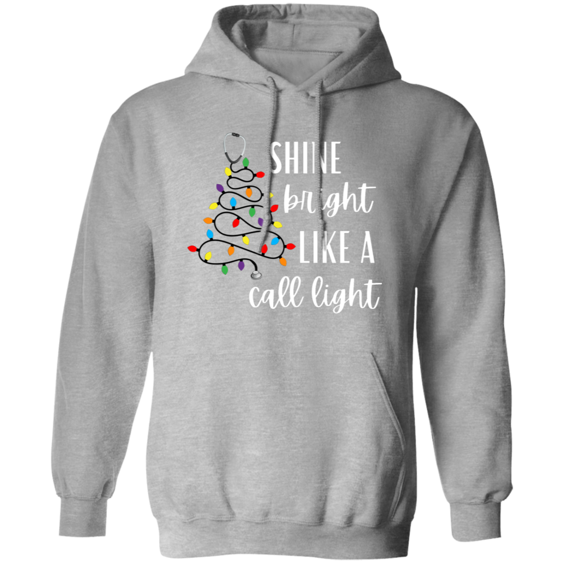 Shine Bright Like a Call Light Tree | Black or White Text