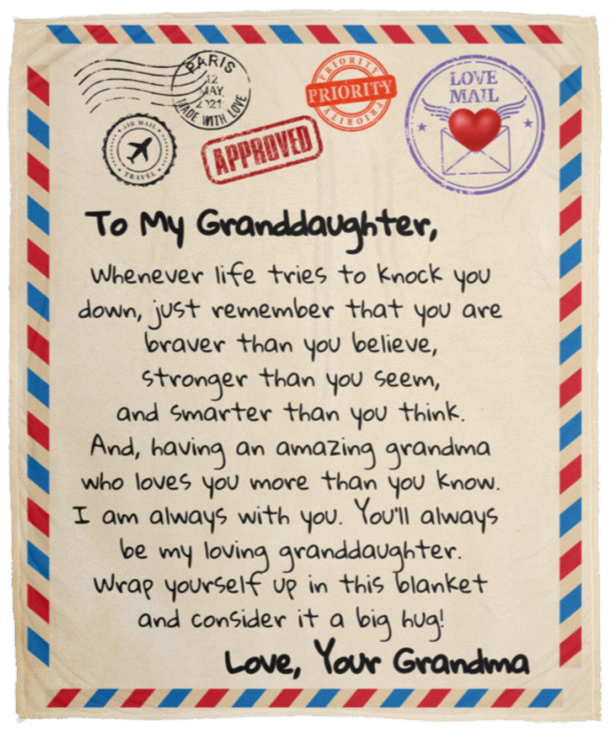 To My Granddaughter Love Letter | Love Grandma