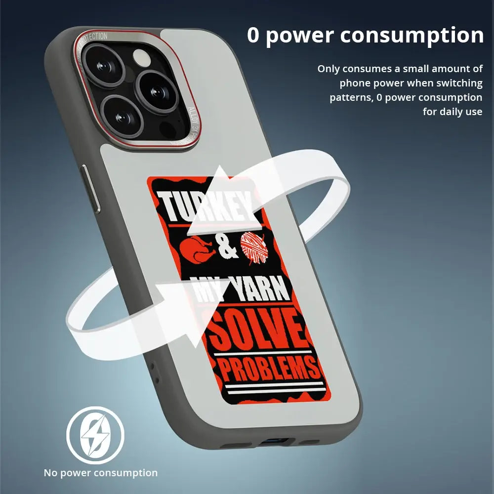 E-Ink Screen Smart NFC Mobile iPhone Case | Dynamic Rear Photo Projection