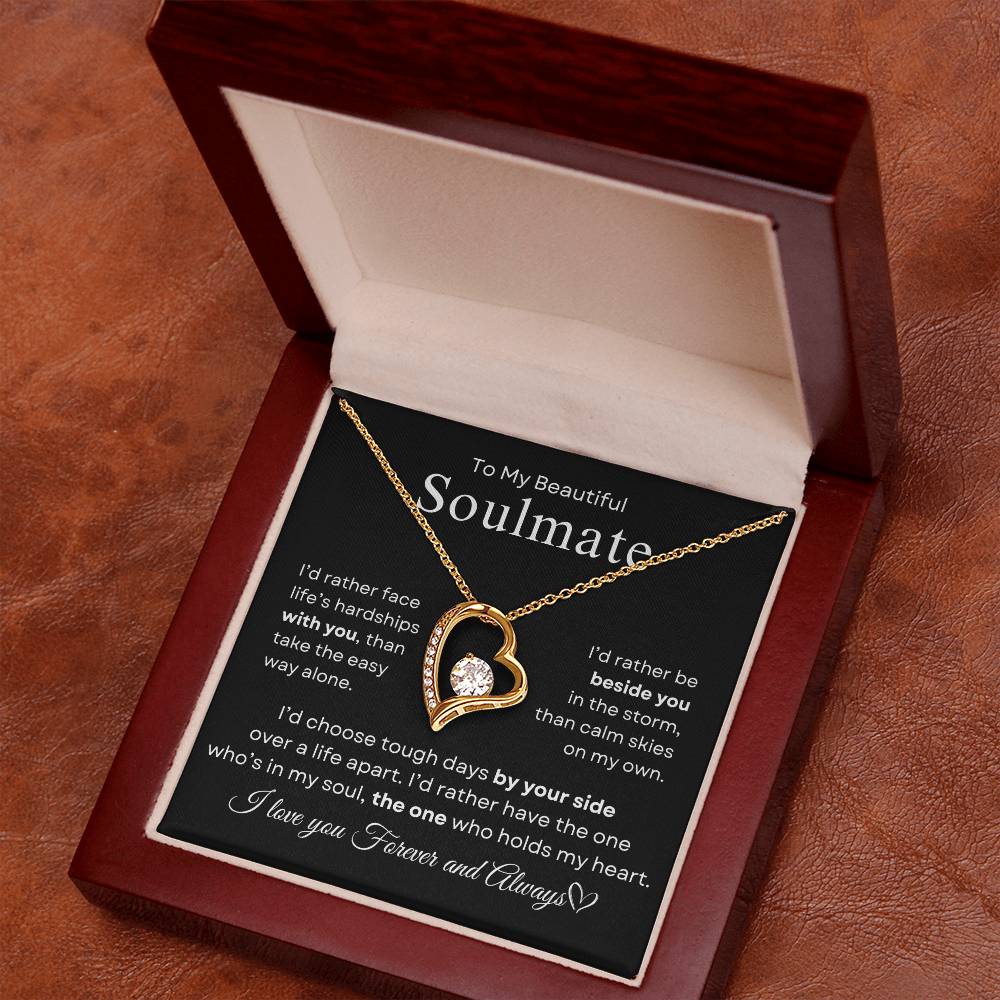 For My Beautiful Soulmate | Forever Love Necklace