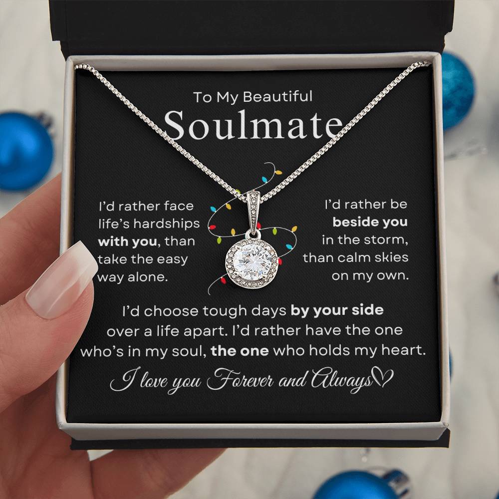 To My Beautiful Soulmate | Eternal Hope Necklace