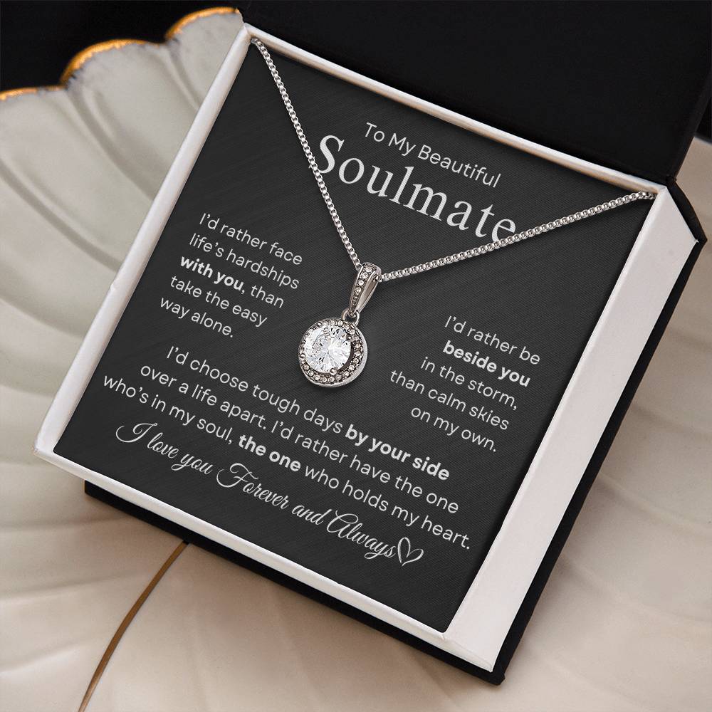To My Beautiful Soulmate | Eternal Hope Necklace