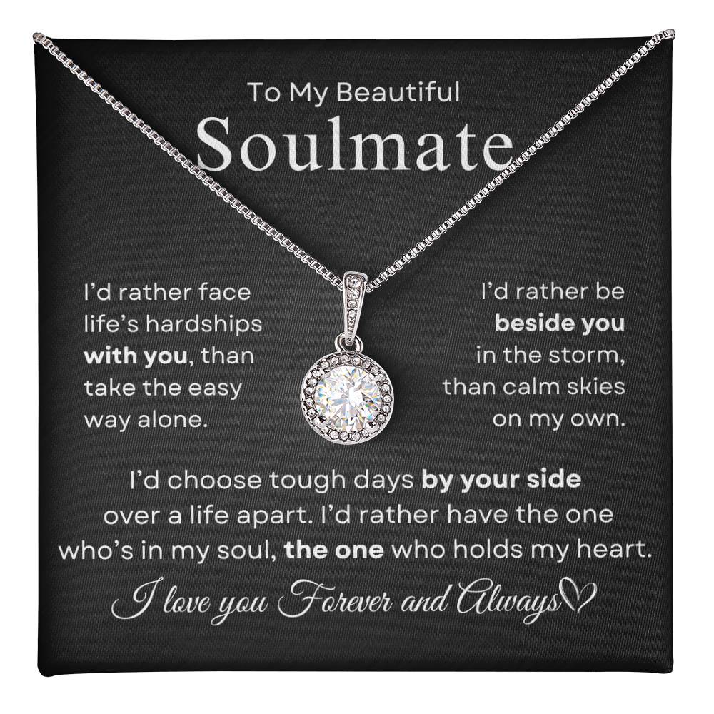 To My Beautiful Soulmate | Eternal Hope Necklace