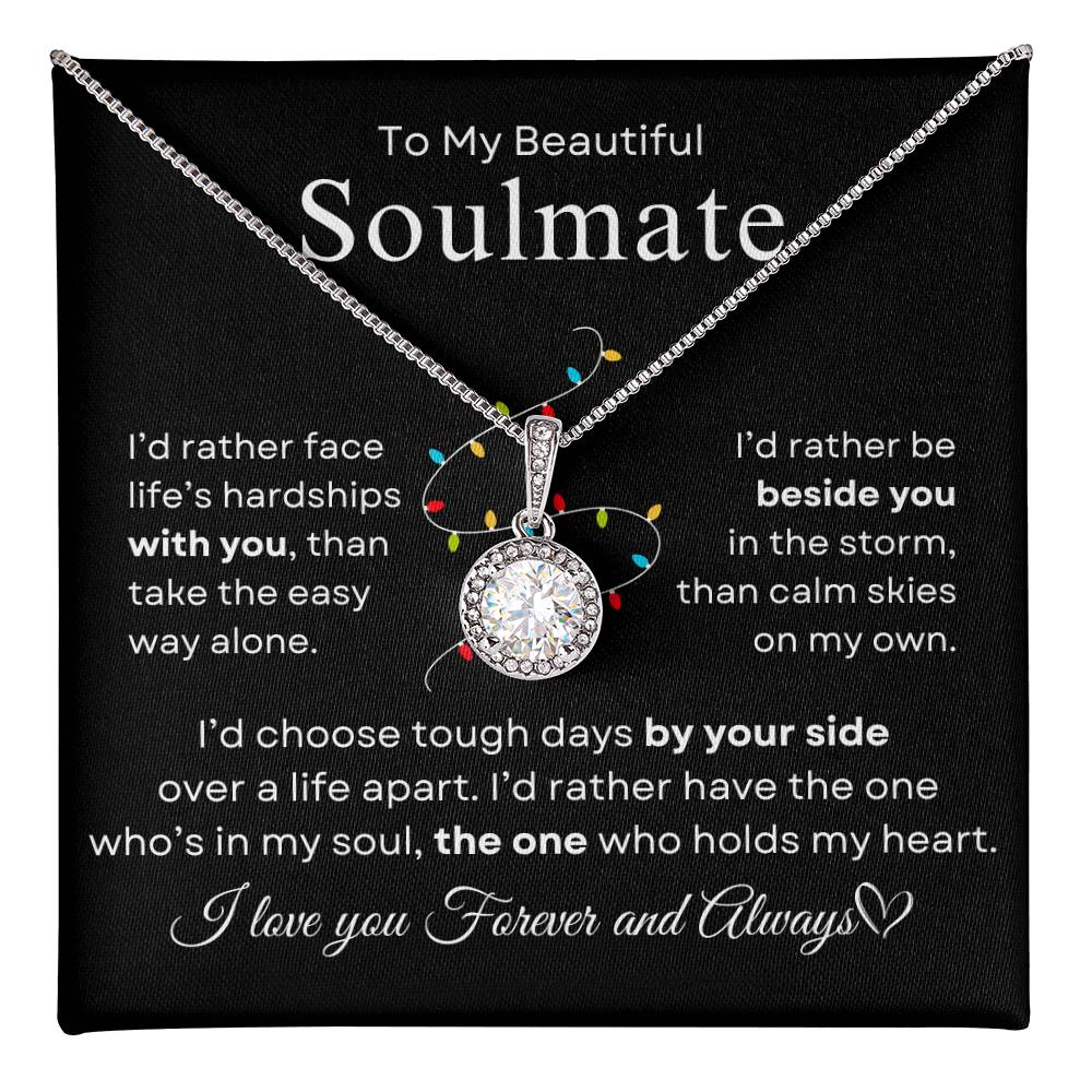 To My Beautiful Soulmate | Eternal Hope Necklace