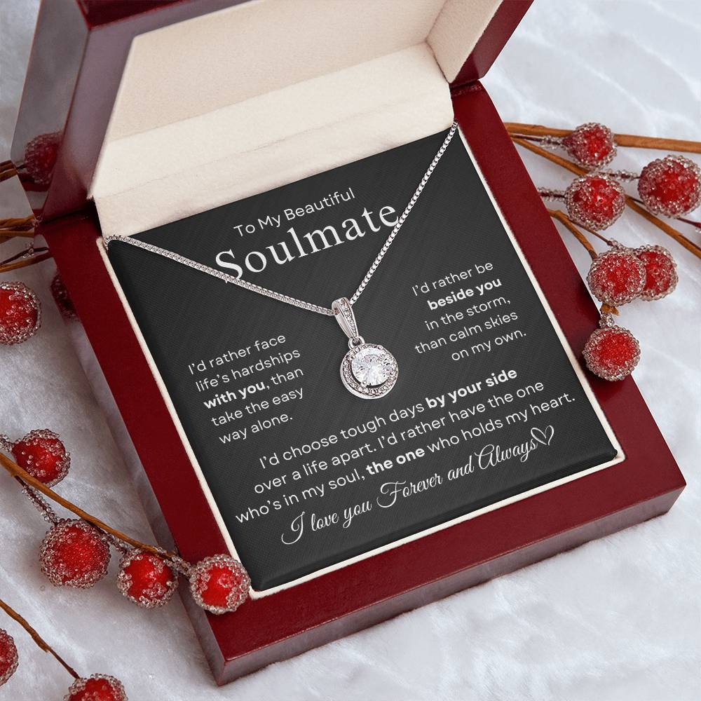 To My Beautiful Soulmate | Eternal Hope Necklace