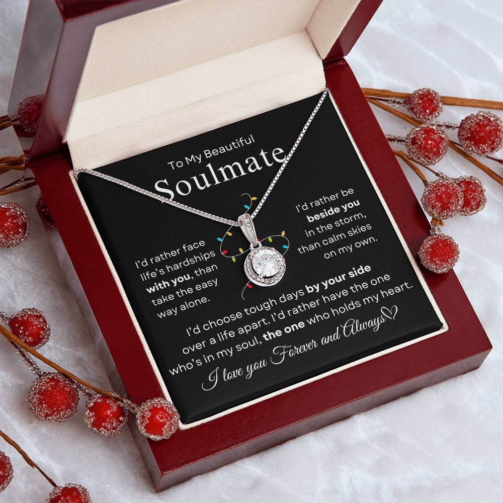 To My Beautiful Soulmate | Eternal Hope Necklace