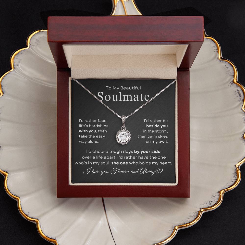 To My Beautiful Soulmate | Eternal Hope Necklace