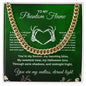 To My Phantom Flame | Dancing Skeletons | Cuban Link Chain | Halloween Gift