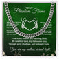 To My Phantom Flame | Dancing Skeletons | Cuban Link Chain | Halloween Gift