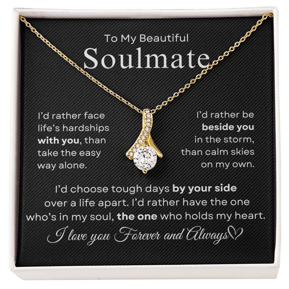 To My Beautiful Soulmate | Alluring Beauty Necklace