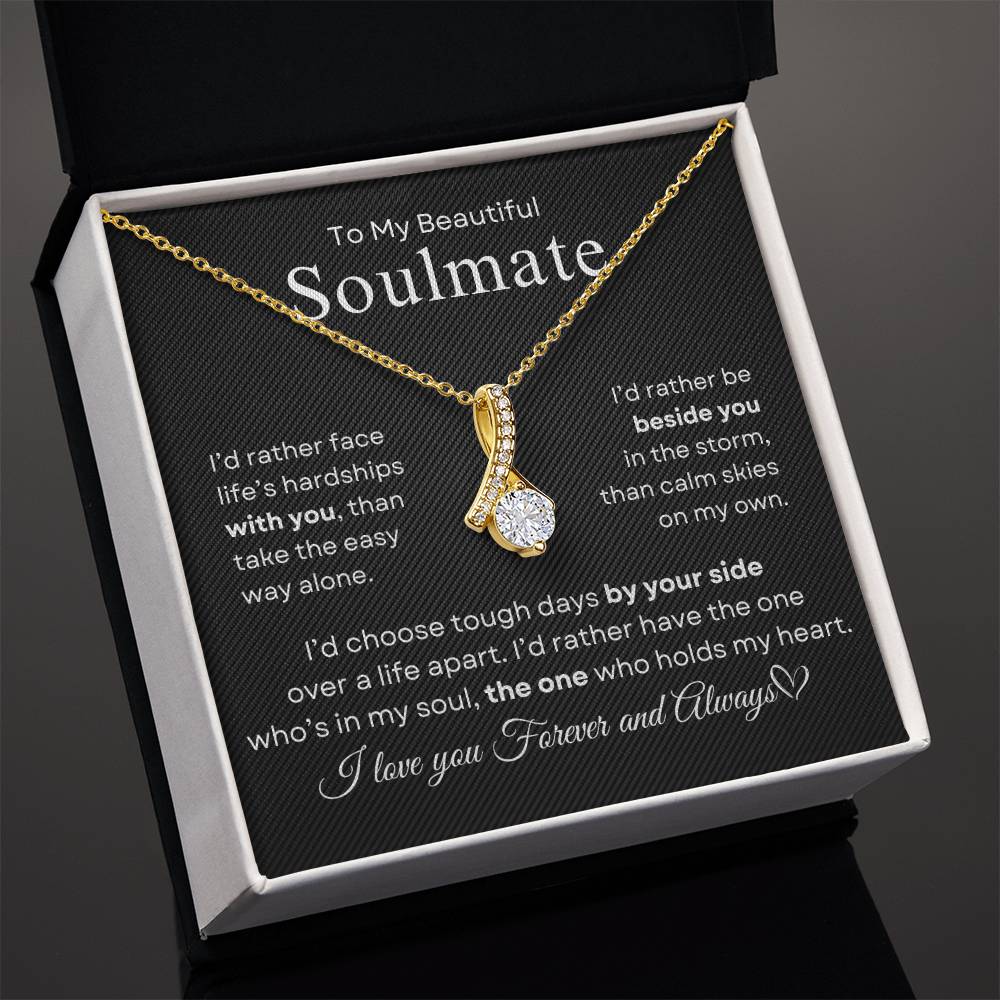 To My Beautiful Soulmate | Alluring Beauty Necklace