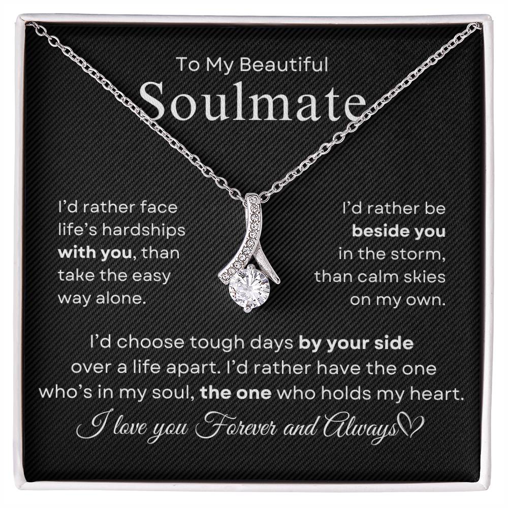 To My Beautiful Soulmate | Alluring Beauty Necklace