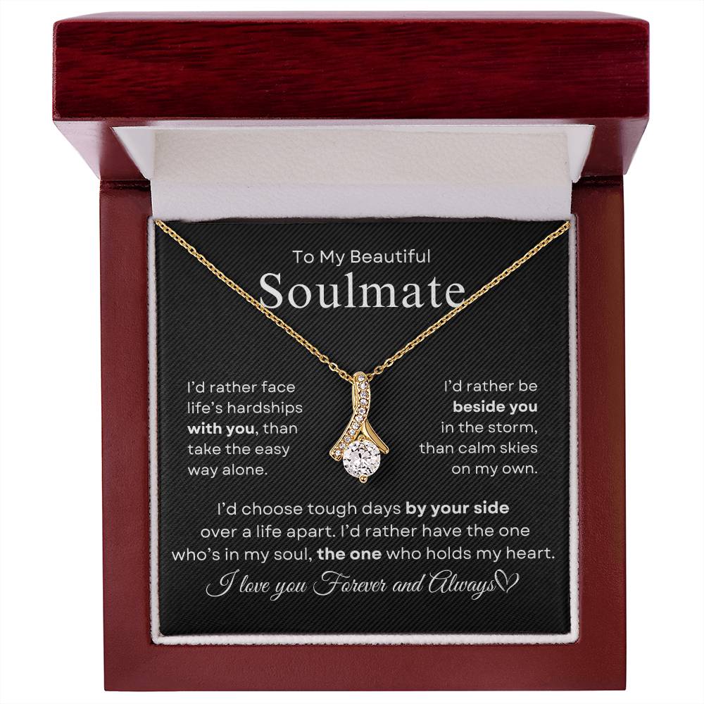To My Beautiful Soulmate | Alluring Beauty Necklace