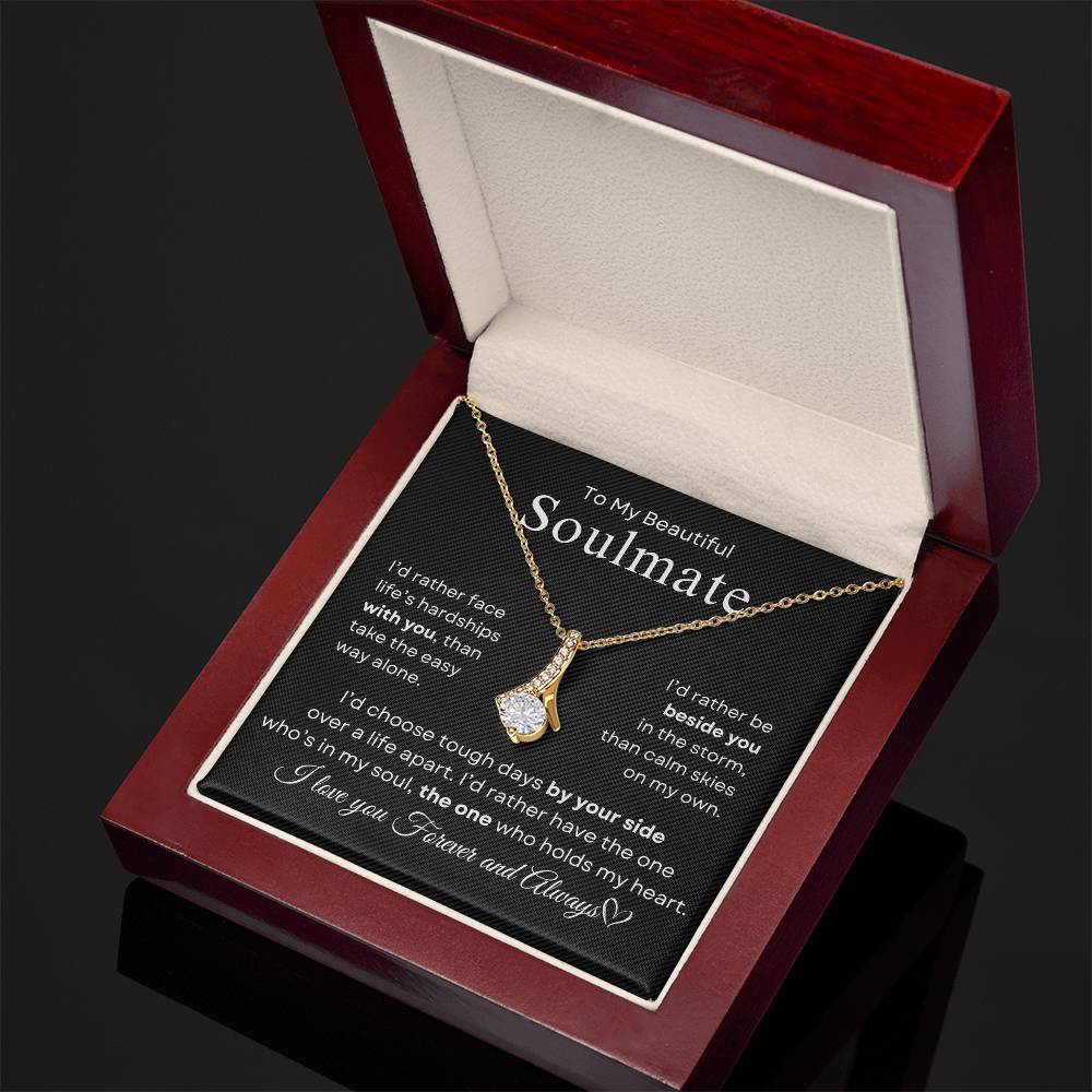 To My Beautiful Soulmate | Alluring Beauty Necklace