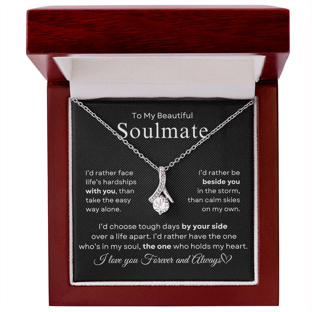 To My Beautiful Soulmate | Alluring Beauty Necklace