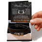 To My Phantom Flame | Love You Forever Bracelet |Webs with Firelight | Halloween Gift