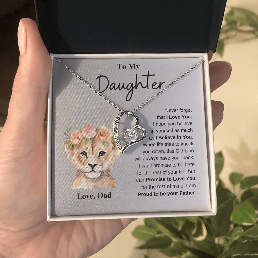 Precious Cub with Flower Wreath | Forever Love Necklace