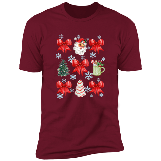 Christmas Bow Coquet | SS Tshirt