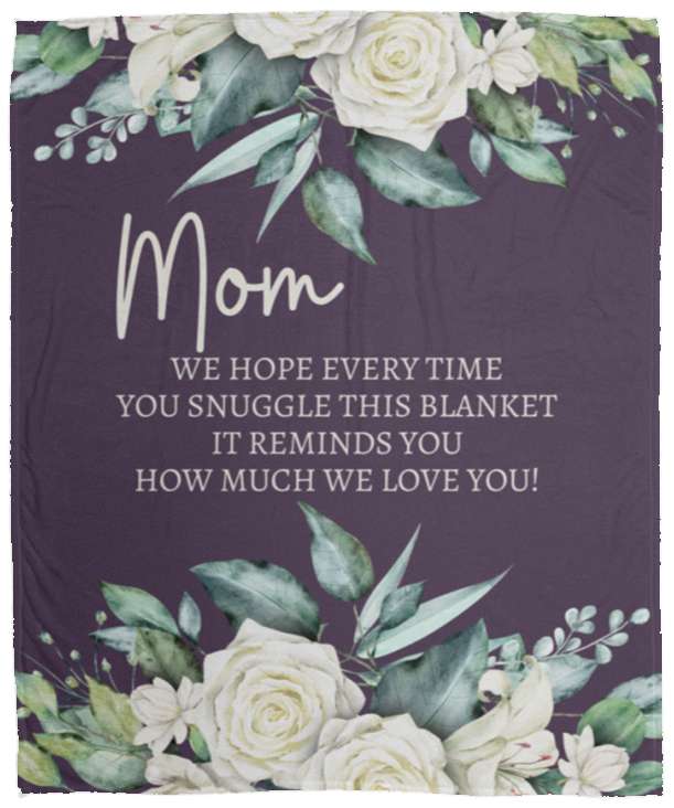 Mom Flower Blanket | Holiday Gift