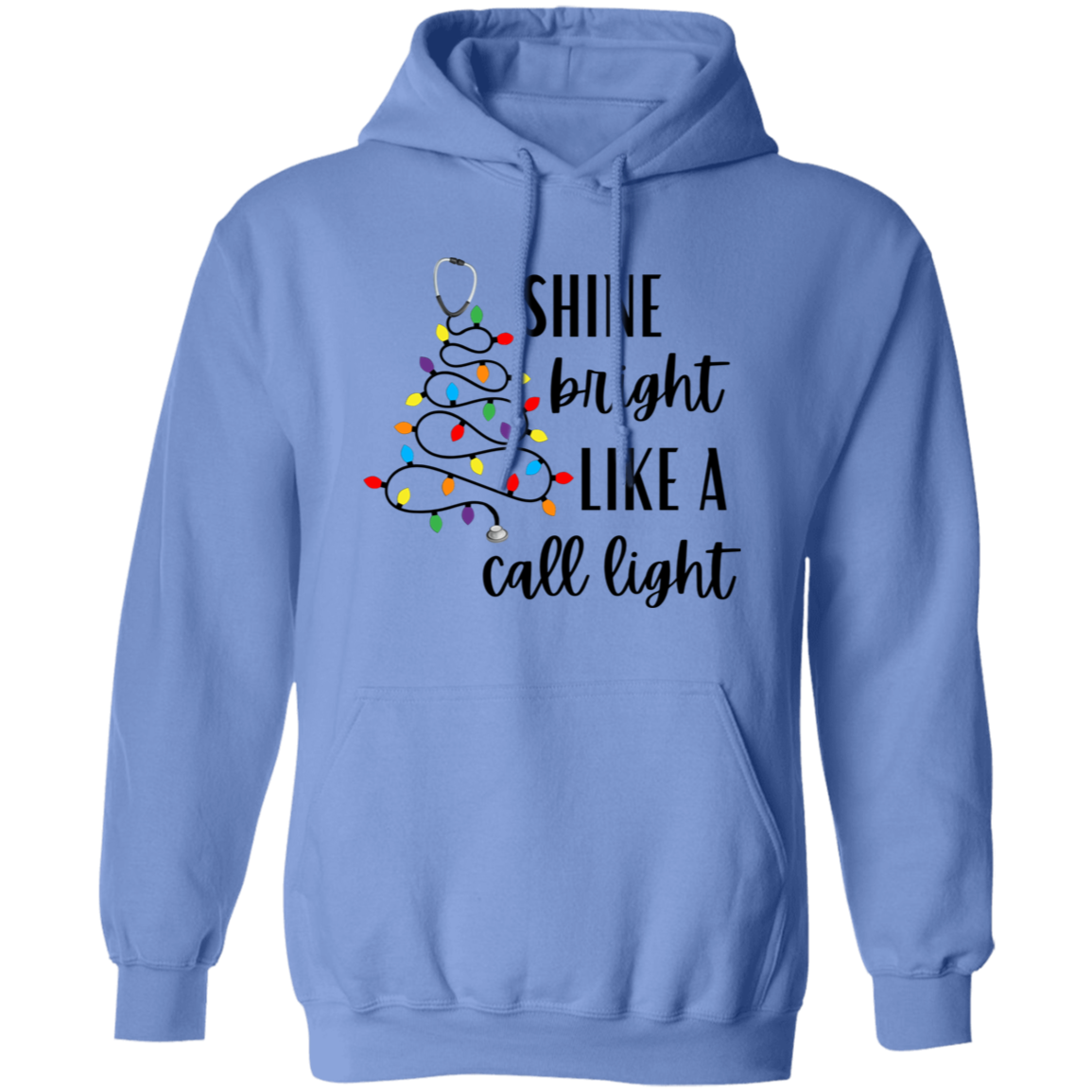 Shine Bright Like a Call Light Tree | Black or White Text