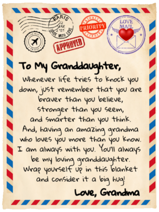 To My Granddaughter Love Letter | Love Grandma